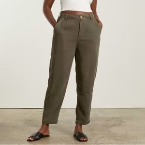 Everlane The Relaxed Chino High Waist Pants  brownish-olive 🫒 size 4